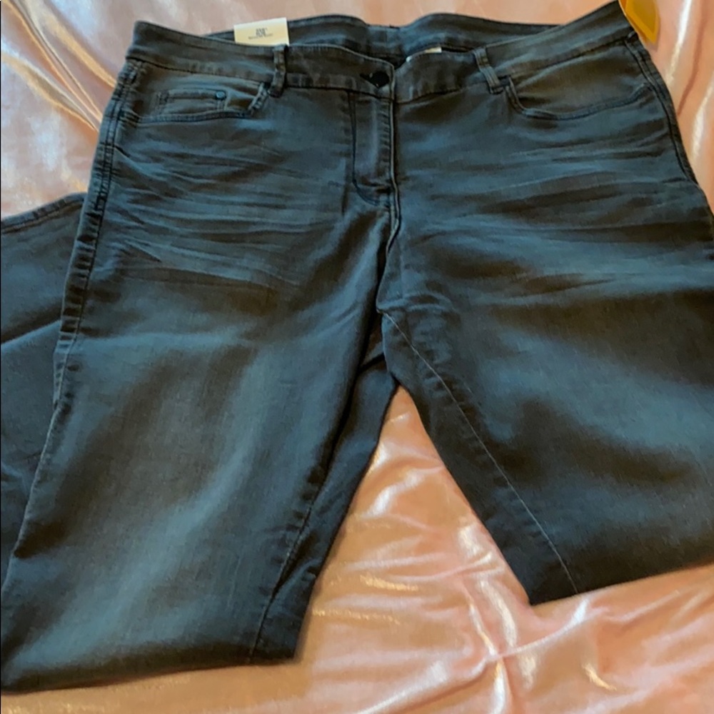 charcoal gray denim